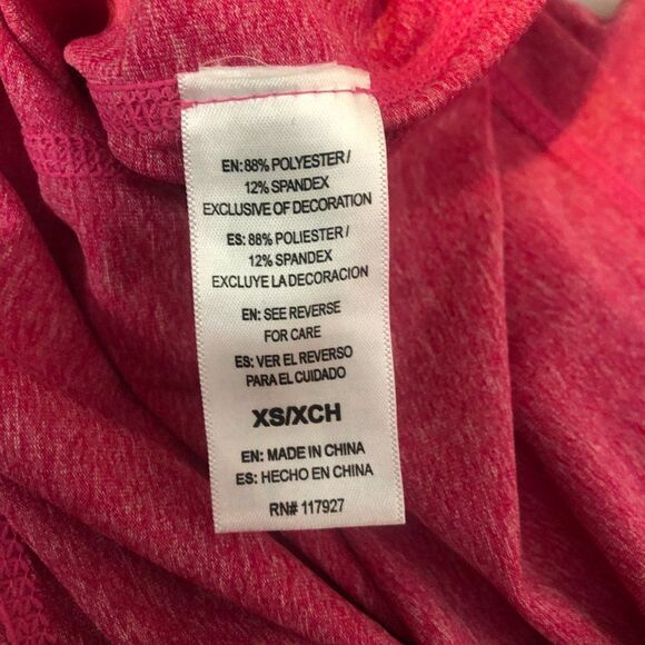 REEBOX Racerback Active Sport Tank Top Women’s Pink/Black Size XS. NWT.       SB - Picture 7 of 7